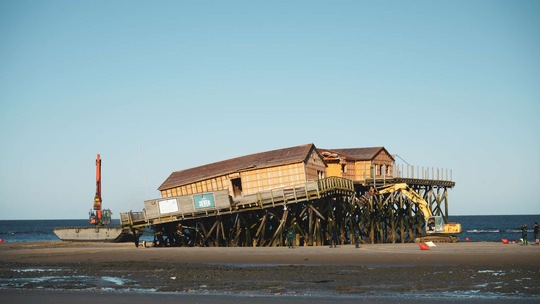 Die Strandbar 54 in St. Peter-Ording wird abgerissen