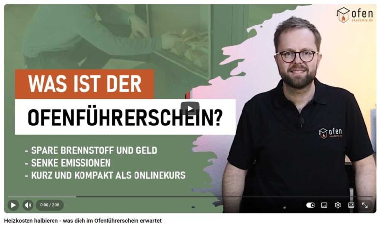 „Richtig Heizen mit Holz“ – Kreis Nordfriesland bietet Gutscheine für den „Ofenführerschein“ an