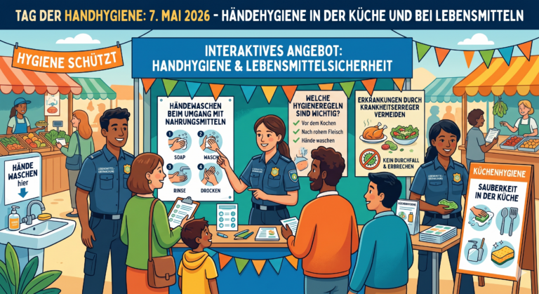 Info-Stand in Husum : Für mehr Hygiene im Alltag