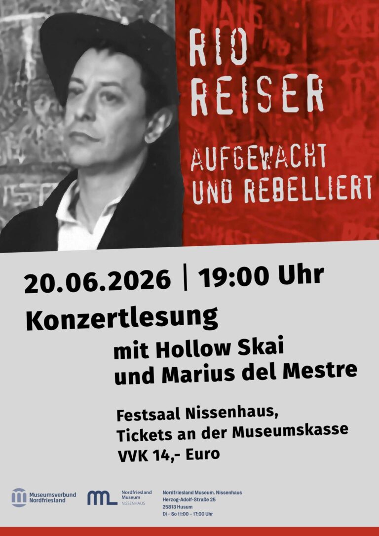 Zur Sonderausstellung »Rio Reiser – aufgewacht und rebelliert« liest Hollow Skai